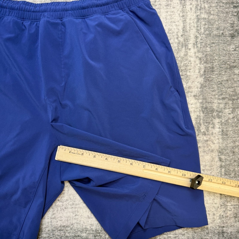 Lululemon Pace Breaker Shorts Men XL Symphony Blue Unlined Running Train Stretch - Picture 7 of 9